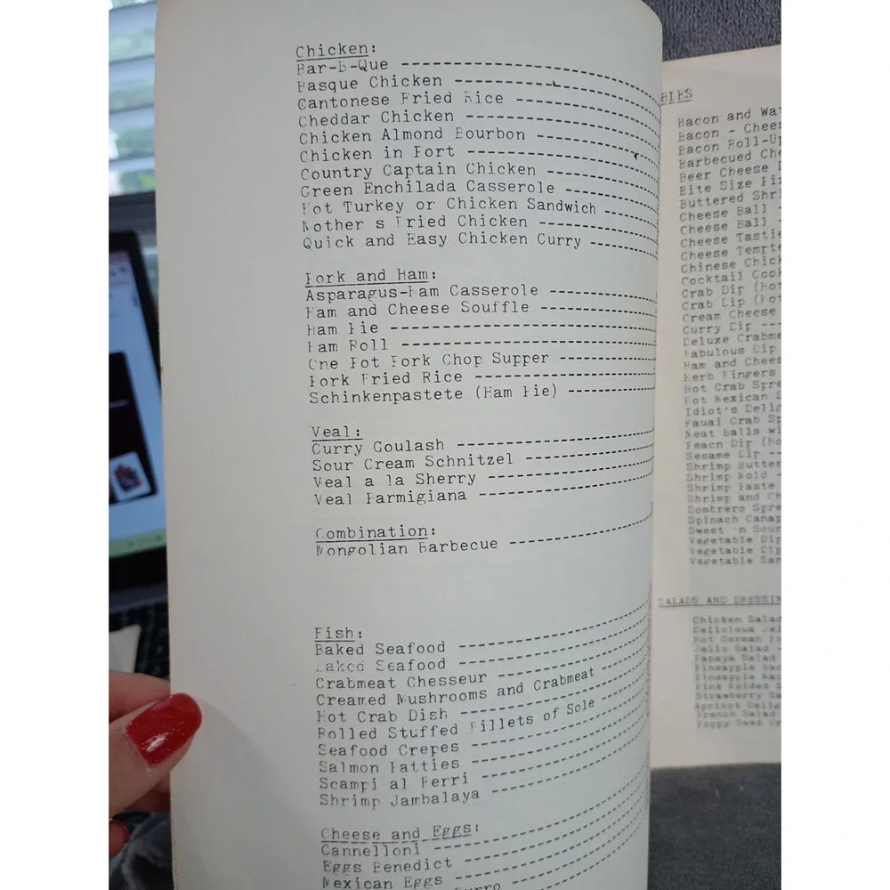 V Corps Wives Club Frankfurt, Germany Cookbook 1979 Terrace‎ Club US Army